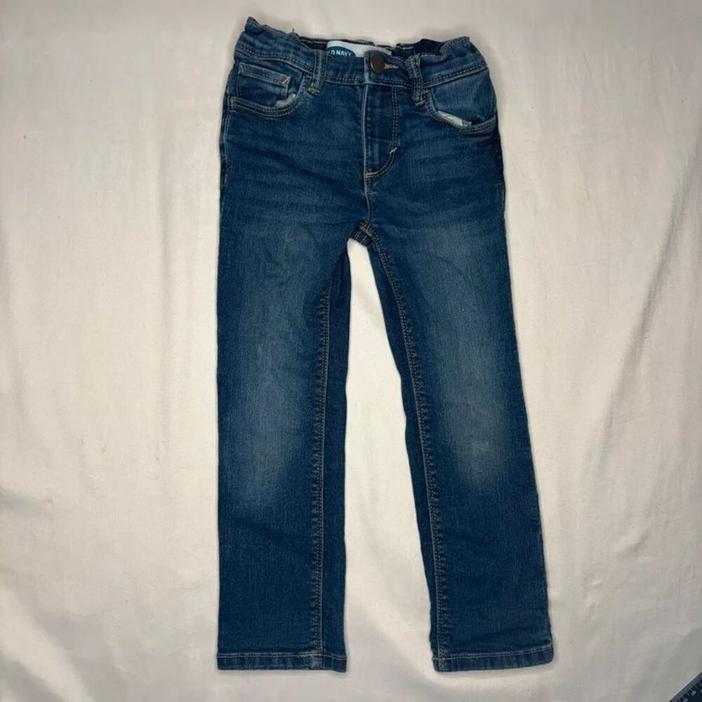 Old Navy Kids Karate Skinny Jeans Size 4T | Dark Wash Denim Pants